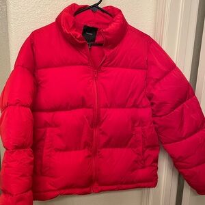 Forever 21 Bright Red Outerwear